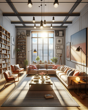 Illuminance in interior design