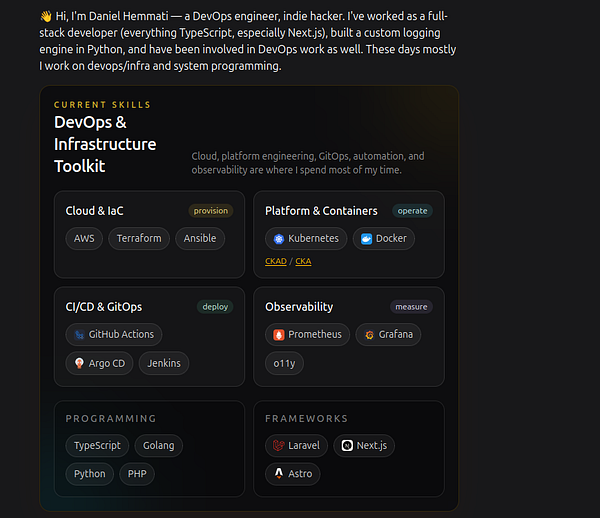 Screenshot of a GitHub repository page showing commit history and file list with README.md preview.