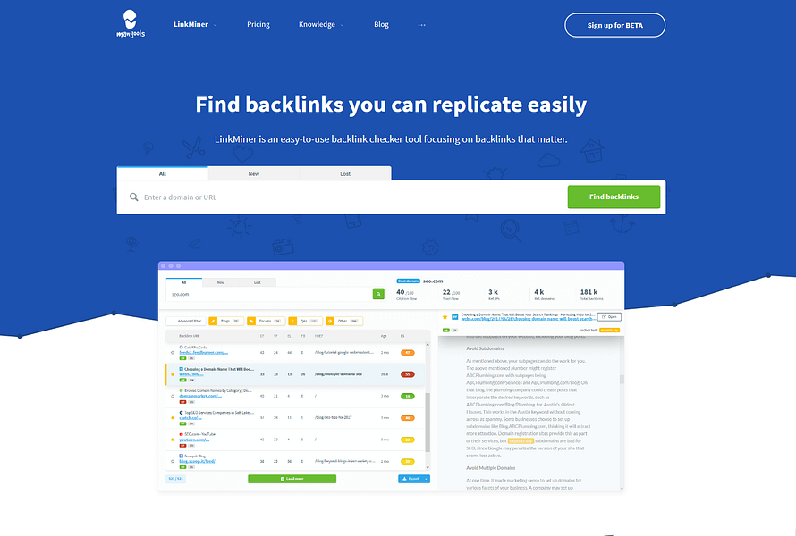 LinkMiner