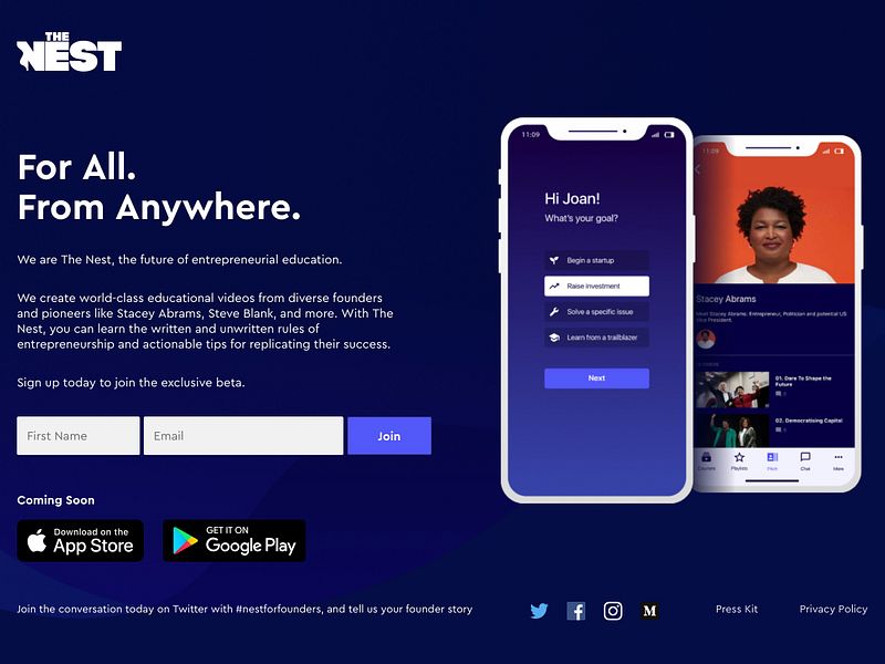 The Nest for Founders