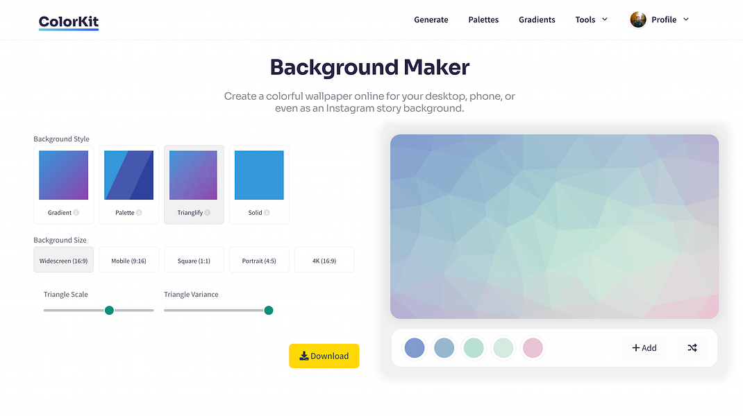 ColorKit Create Stunning Color Palettes Create Your Next BetaList
