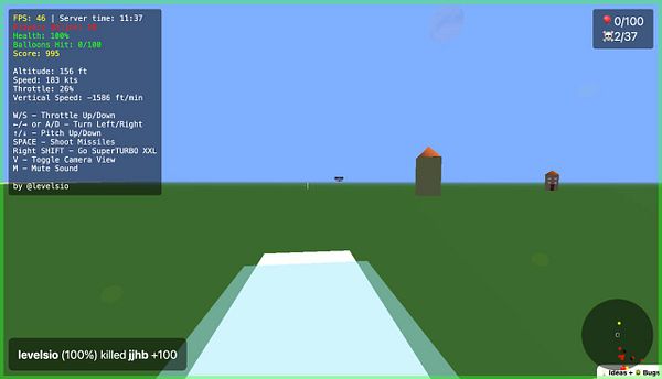 The image displays a gameplay interface from a flight simulation game with various HUD elements and controls.