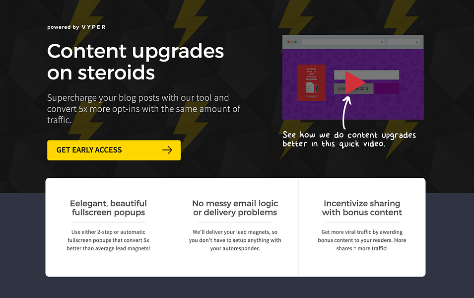 Content Upgrades by VYPER