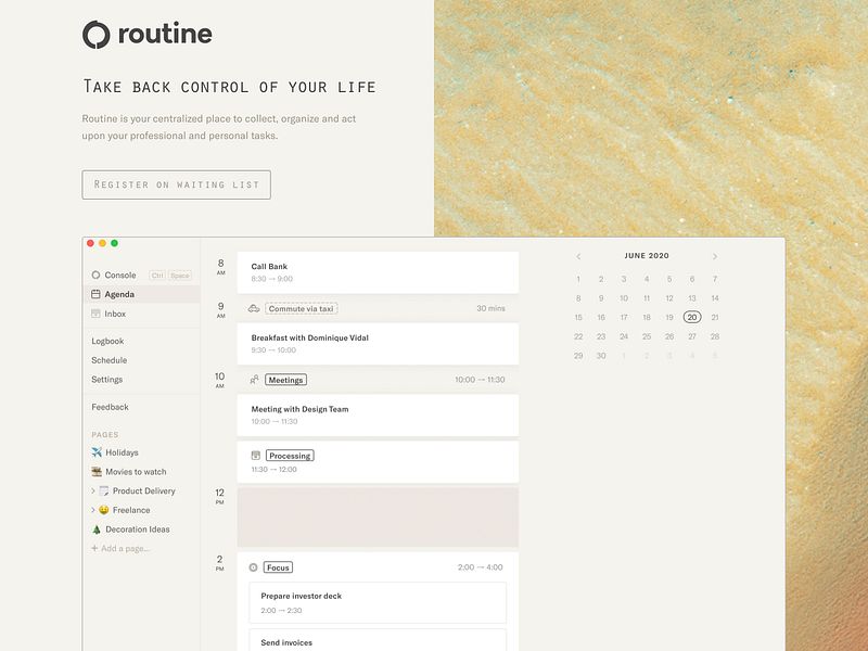 Routine