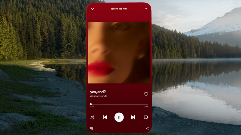 Screenshot of Aura for Spotify