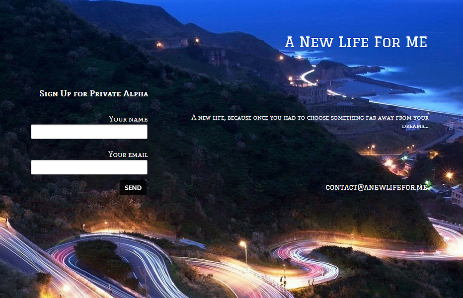 A New Life For Me