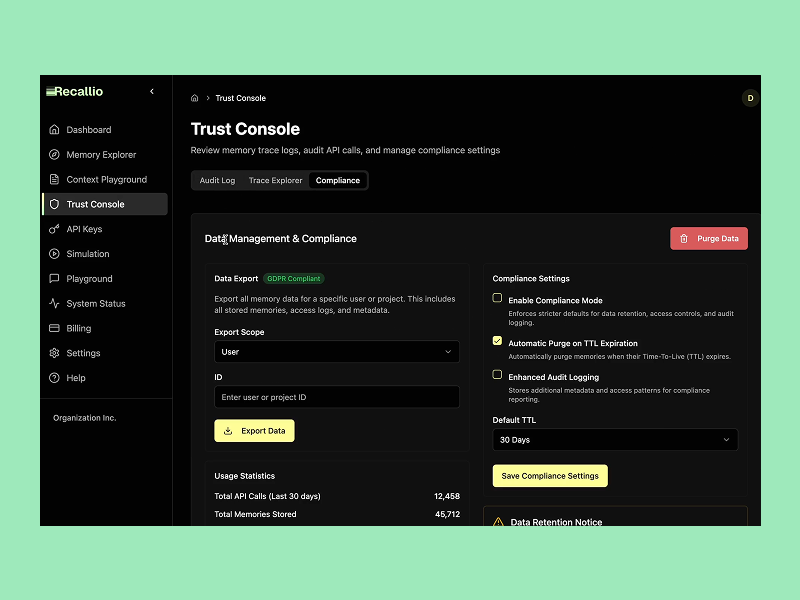 Recallio - AI Memory Bank