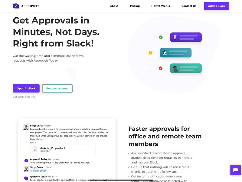Approveit Today for Slack
