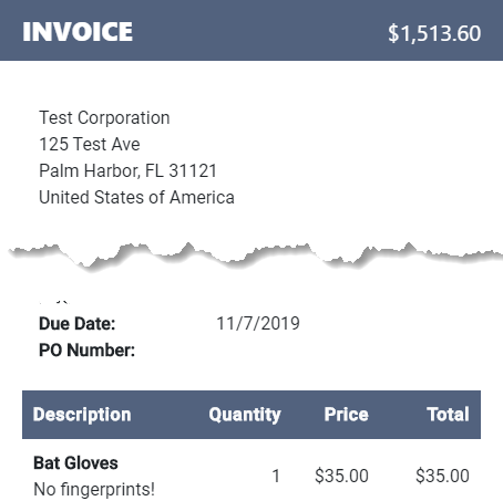 Perfect Invoice