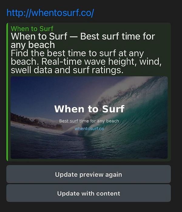 Map highlighting tide and swell data for surfing, displaying multiple forecast points along a coastline with dates and tidal information.