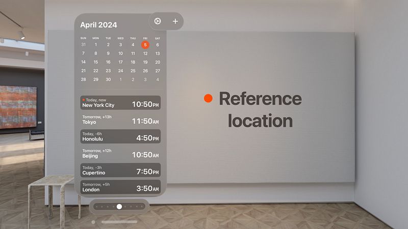 Screenshot of Horzono World Clock