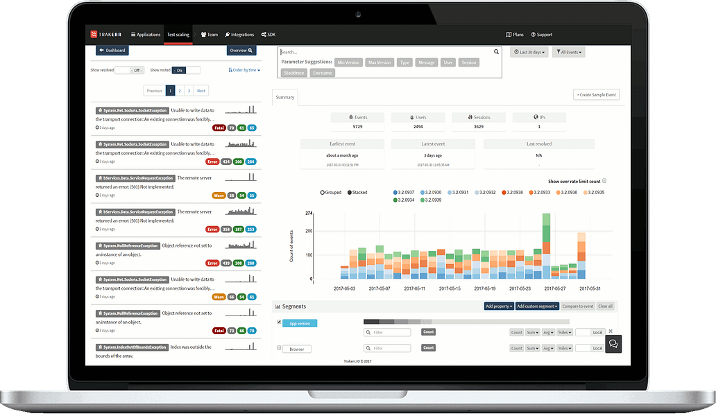 Trakerr.IO