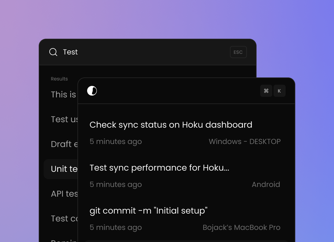 hoku: Instantly sync your clipboard across Mac, Windows,