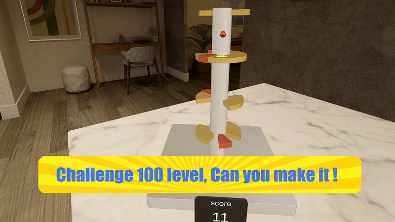 Screenshot of Challenge Jump 100