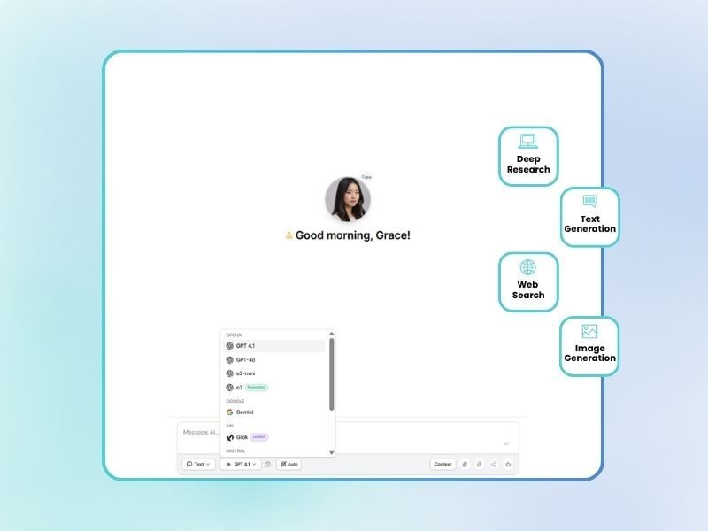 CoSpaceGPT: All your favourite GenAI models in one
