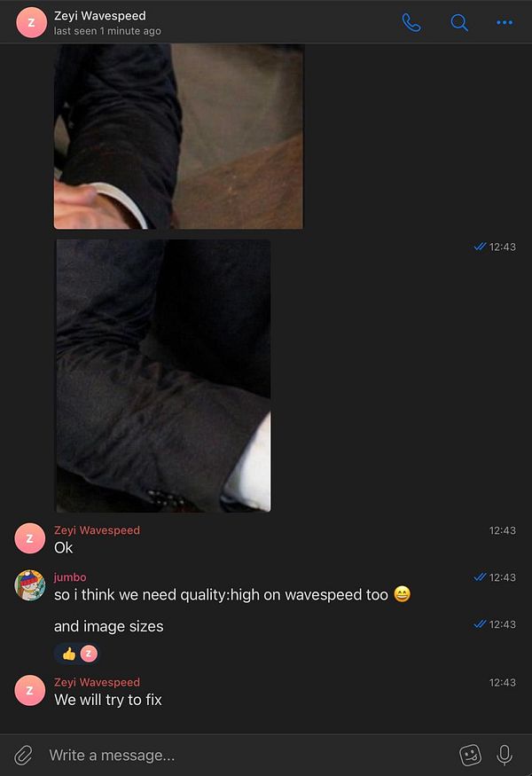 Distorted and noisy portrait of a person features heavy visual noise and impairments.