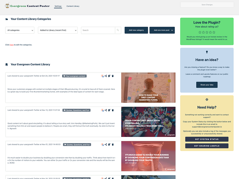 Evergreen Content Poster