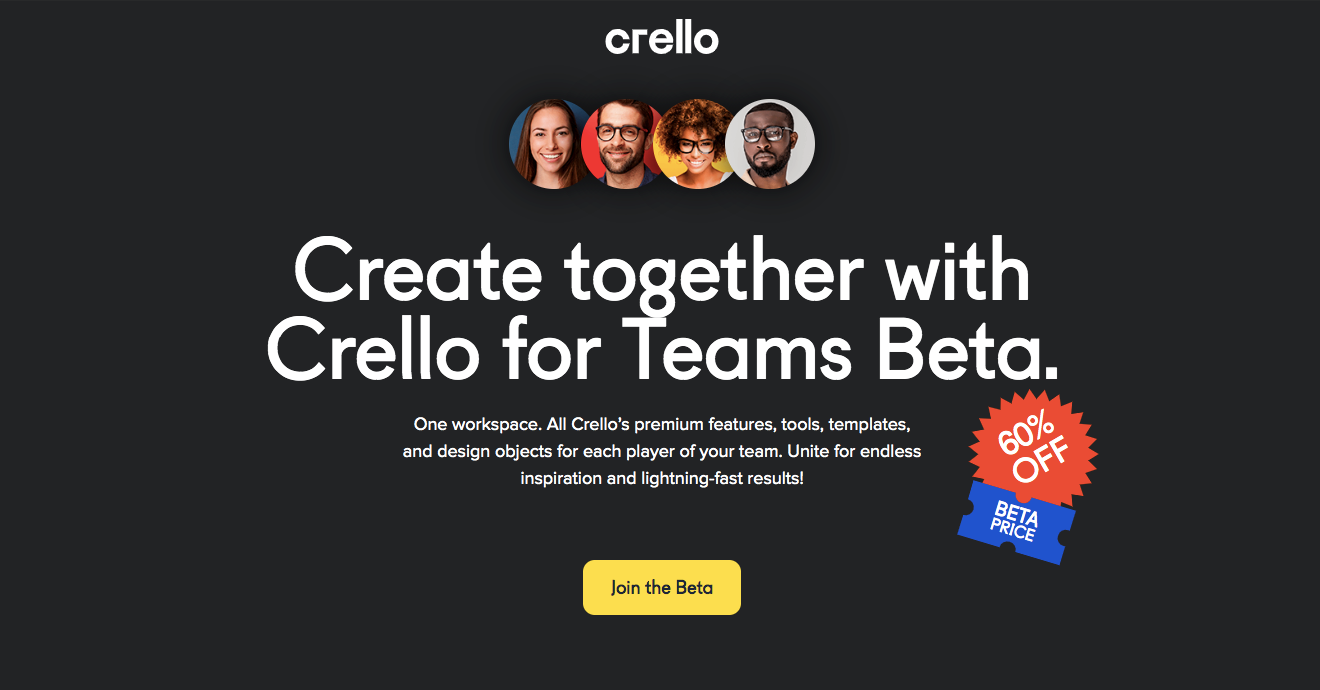 Crello Team: Create designs online together with the team | BetaList
