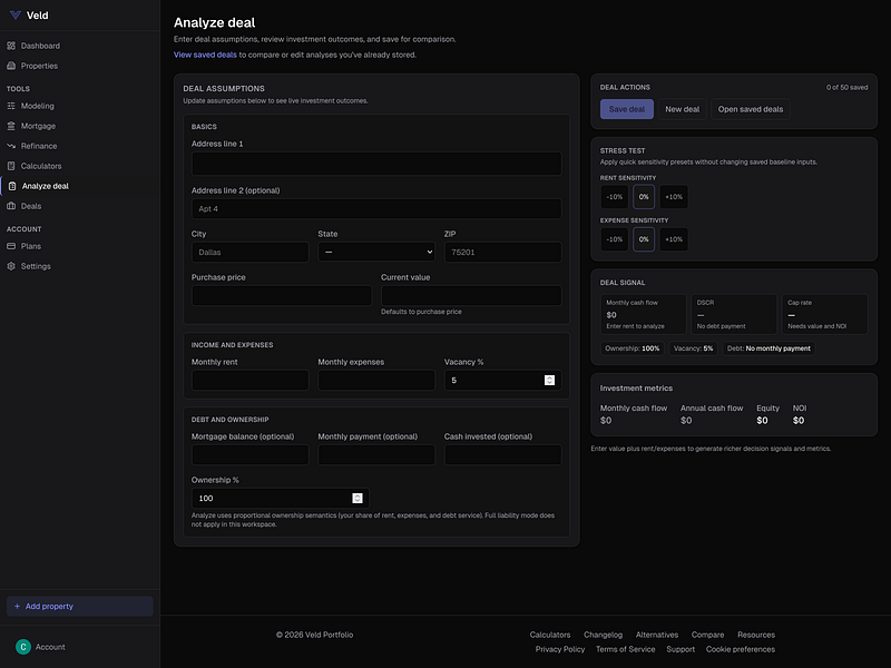 Veld Portfolio
