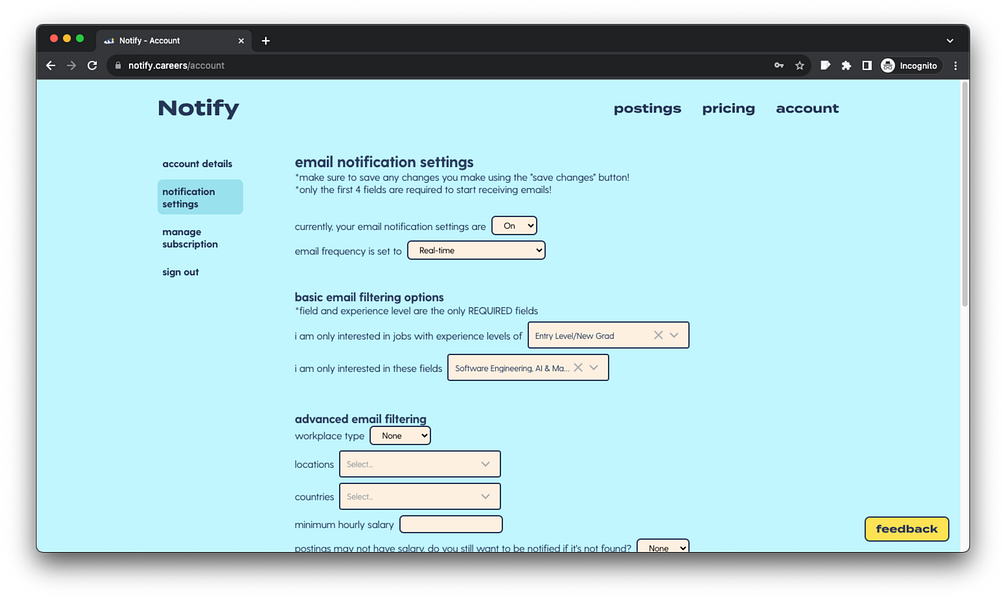 notify