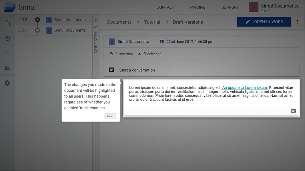 Simul Documents