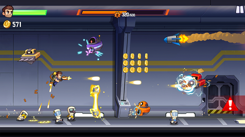 Screenshot of Jetpack Joyride 2