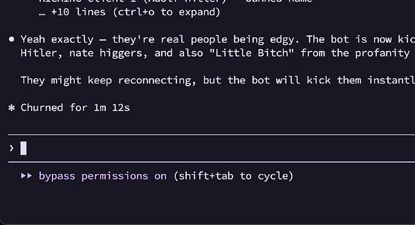Screenshot of a script code editor with RCON commands to kick players by filtering profanity in nicknames.