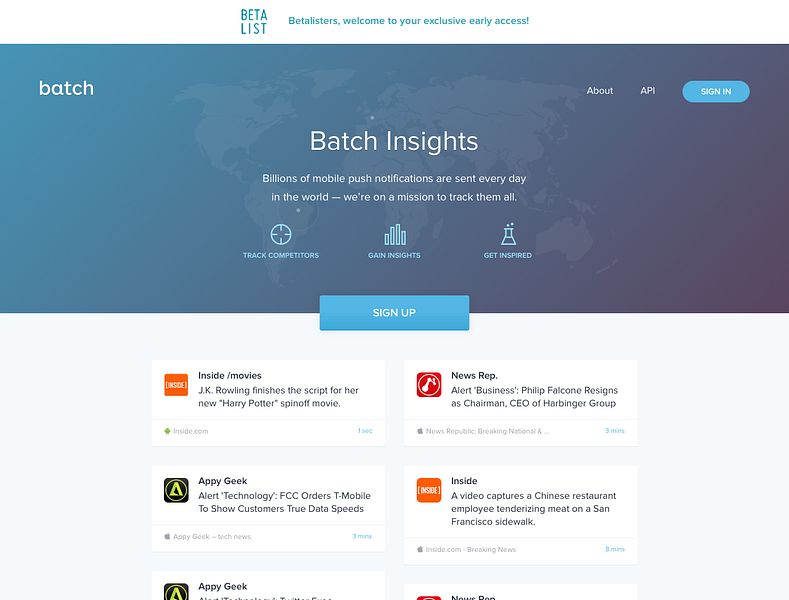 Batch Insights