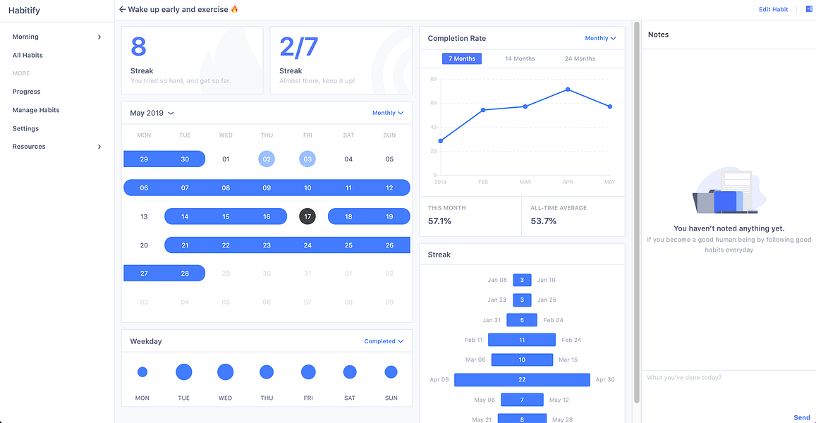 Habitify for Web