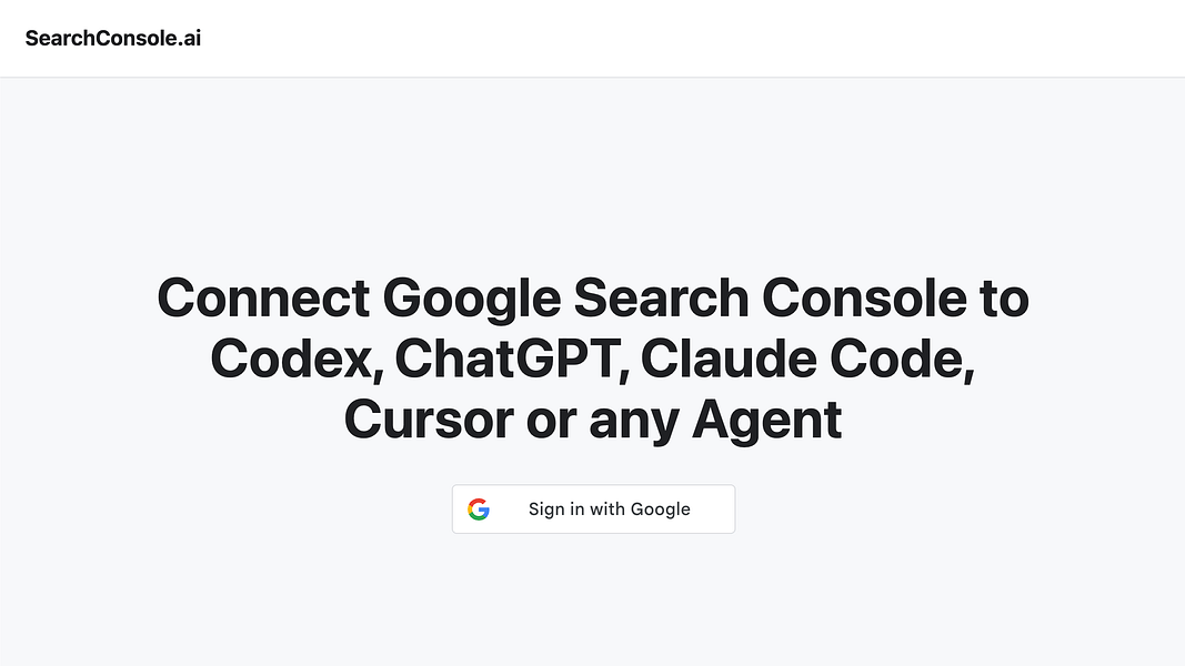 Google Search Console MCP