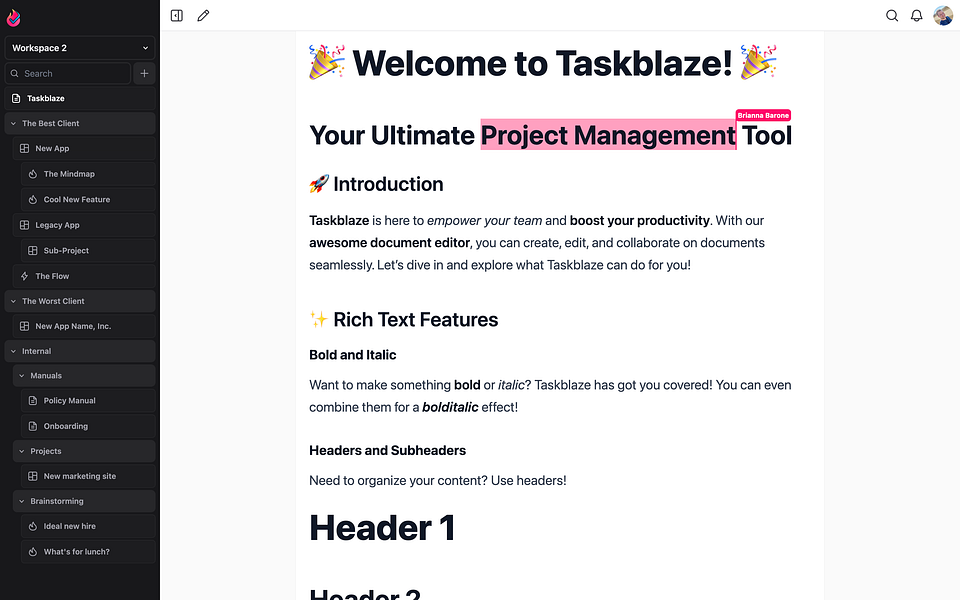 Taskblaze