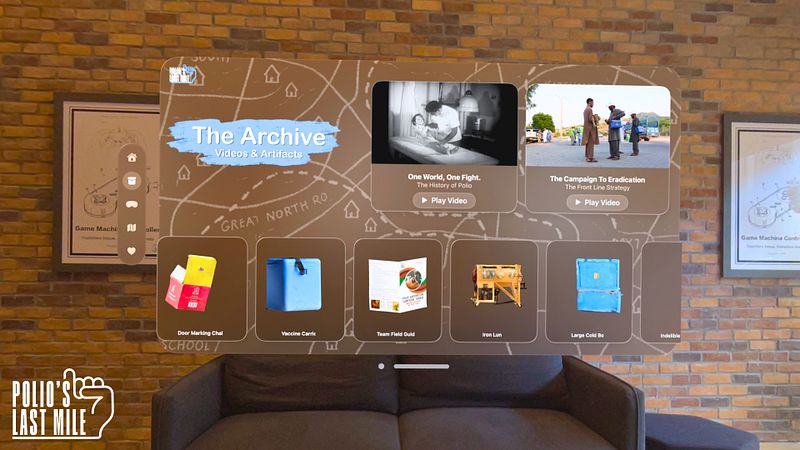 Screenshot of Polio's Last Mile