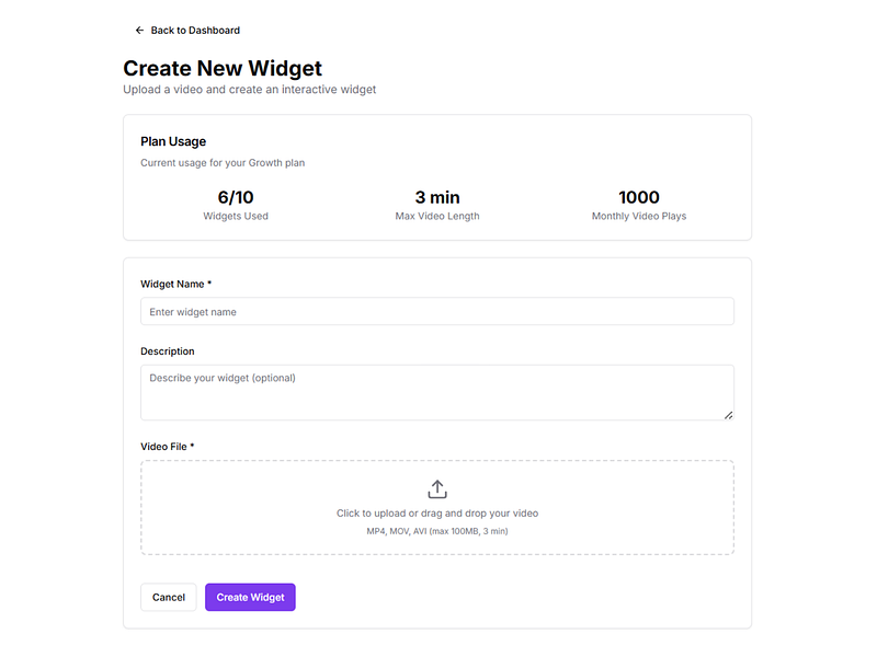 Widget.video: Embed interactive video widgets to your | BetaList