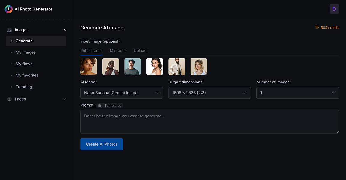 AI Photo Generator