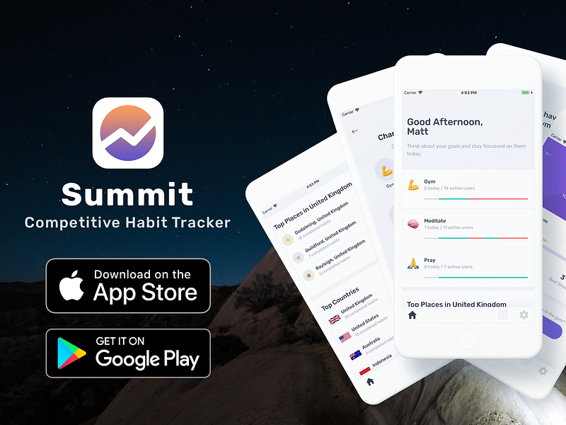 Summit Habit Tracker