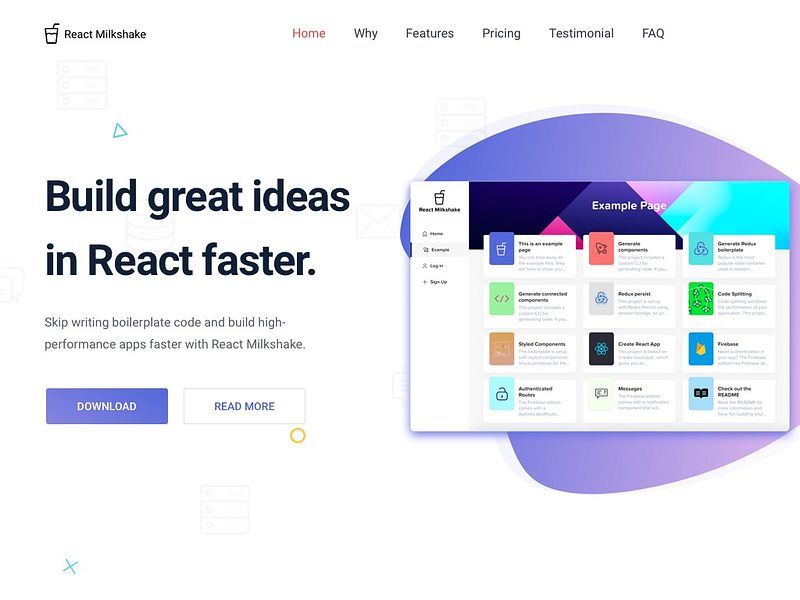 React Milkshake