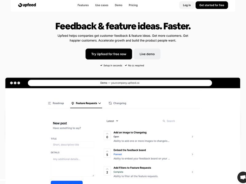 Upfeed
