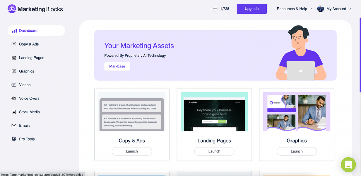 MarketingBlocks AI