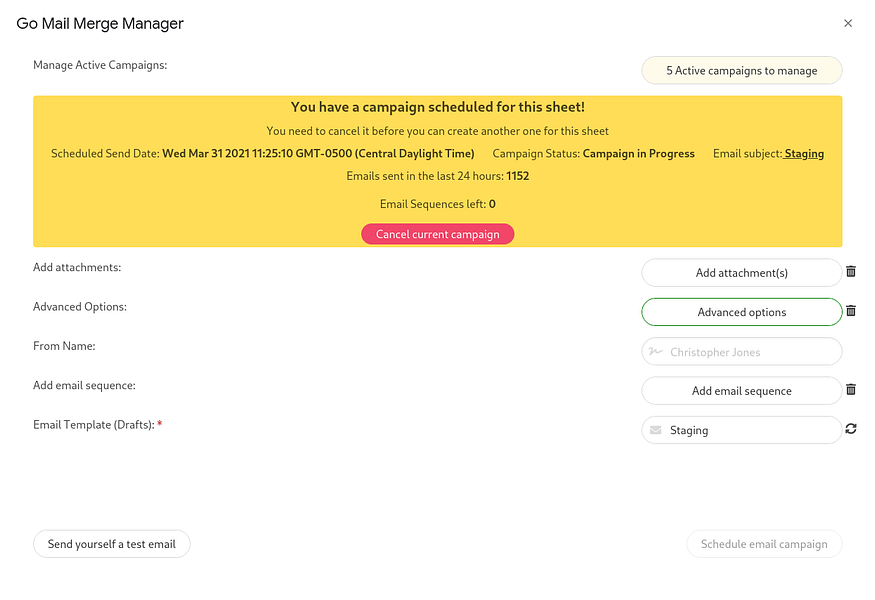Go Mail Merge