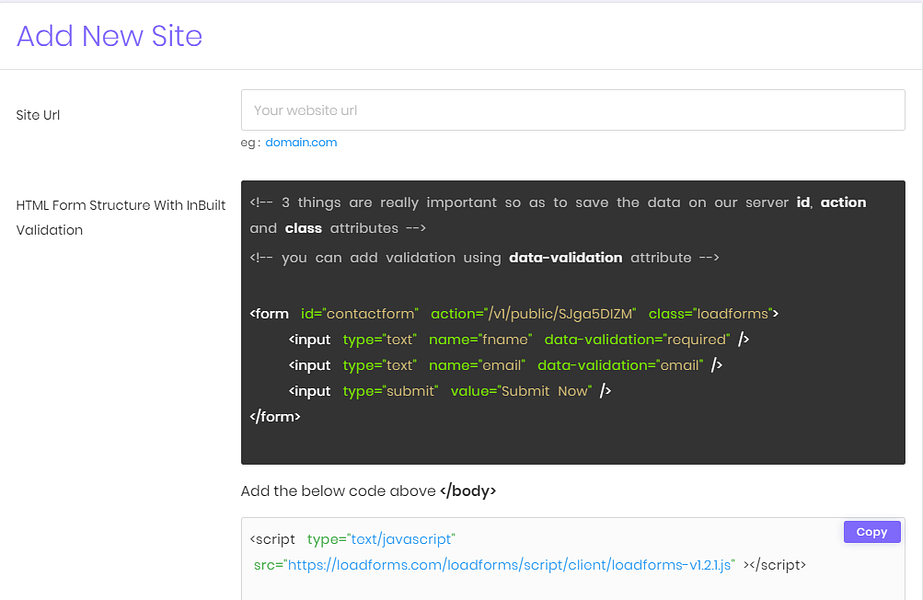 LoadForms