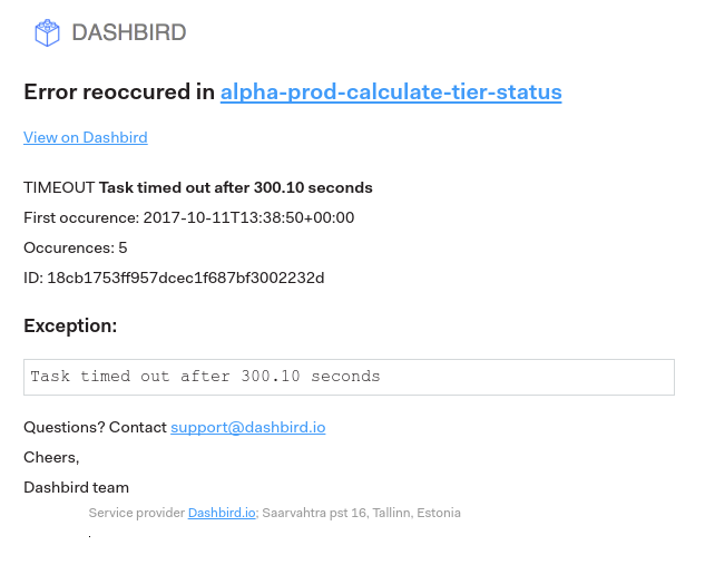 Dashbird
