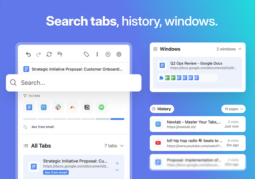 Newtab: Automate tab management to stay organized, focused, | BetaList