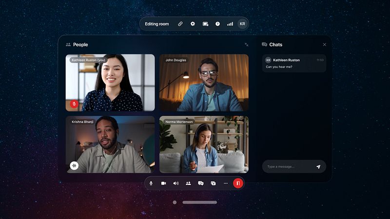 Screenshot of Evercast