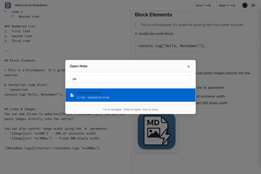 Notedown: Windows Notepad with markdown, images, | BetaList