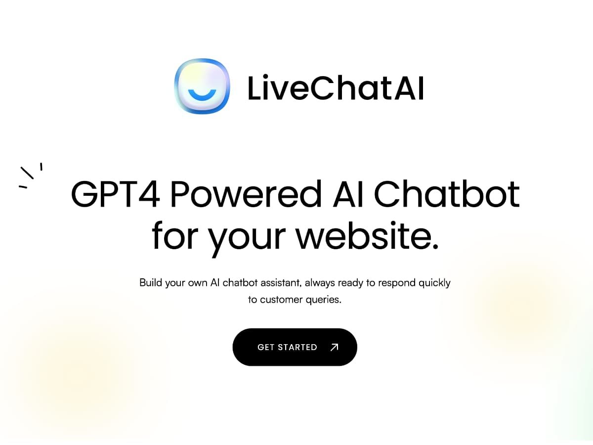 LiveChatAI: GPT4 Powered AI Chatbot for your website | BetaList