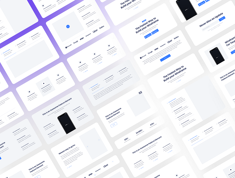 Uranus v1.3 - Wireframe Kit