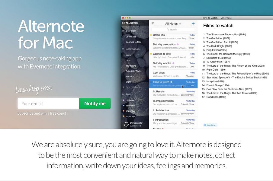 Alternote