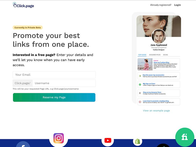 ClickPage