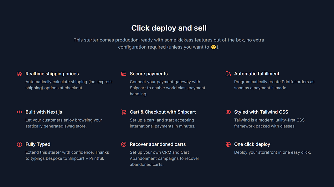 Headless Dropshipping Starter