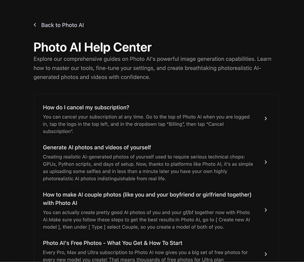 Screenshot of a web analytics dashboard displaying web traffic data for top FAQ pages.